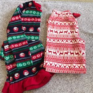 Girls size 10 - winter pajama bundle. GUC.
